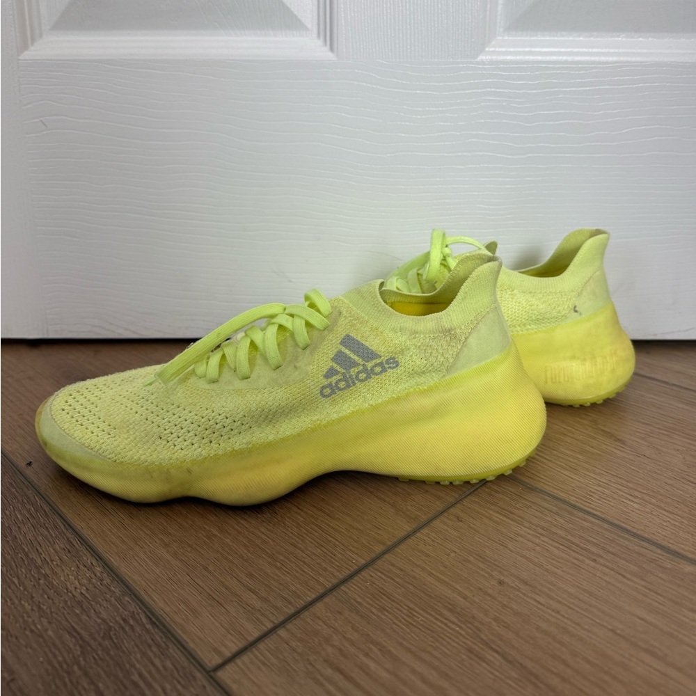 adidas Neon Yellow Athletic Running Shoes